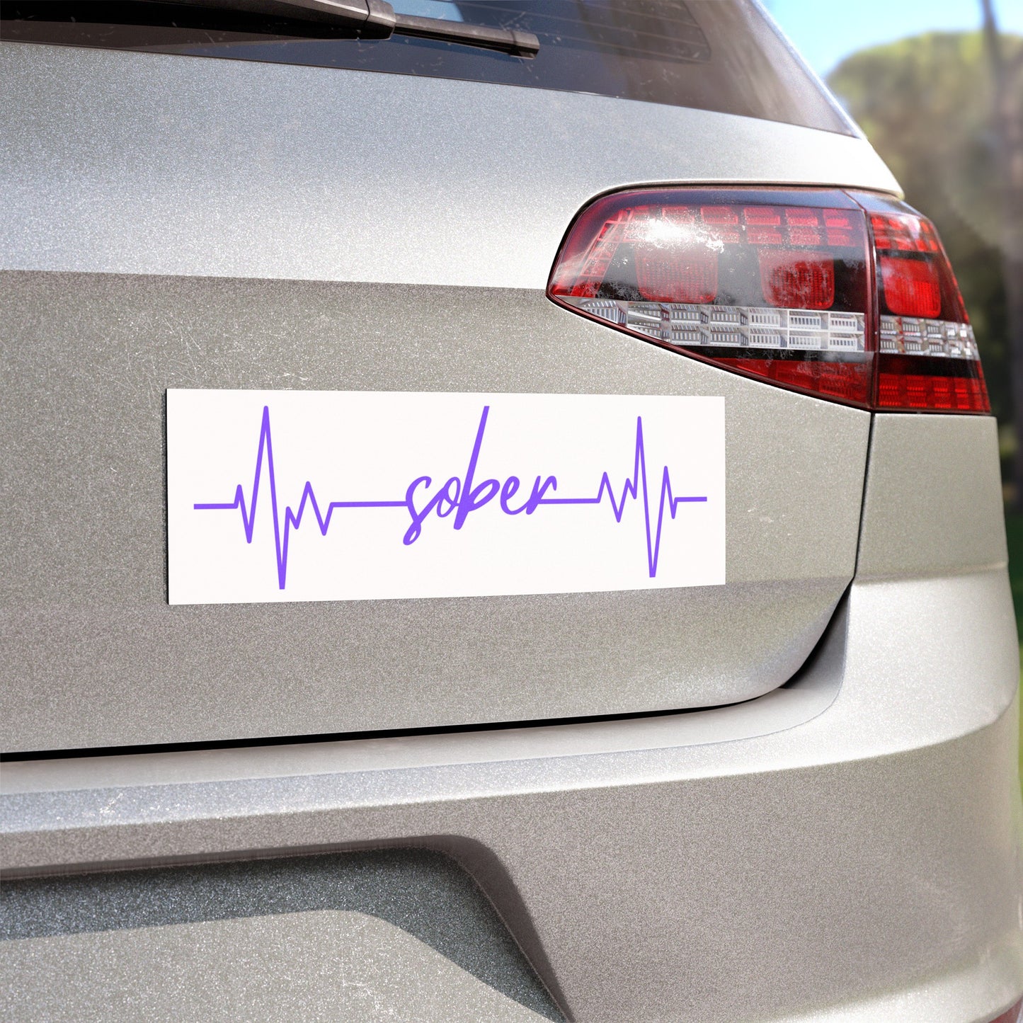 Sober Heartline Car Magnets