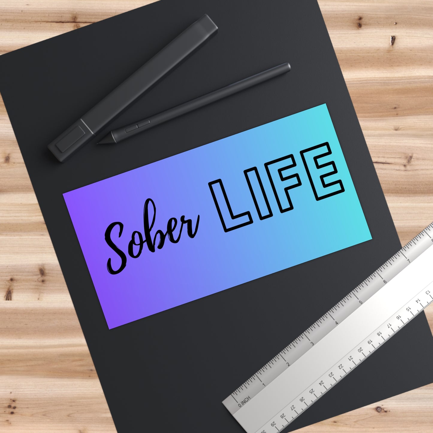 Sober Life Bumper Sticker